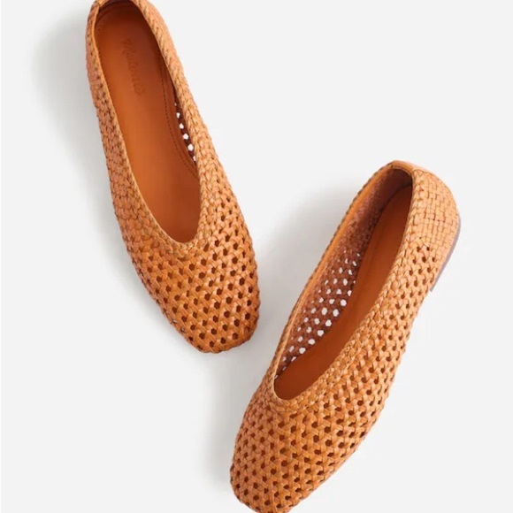 J. Crew Shoes - J Crew The Mylie Ballet Flat in Handwoven Leather NU884